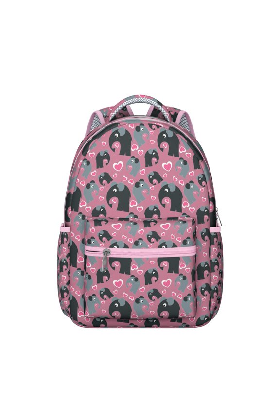 Ethnic mandala boho school backpack for Student and Student, elephant and floral tribal pattern, vintage style with breathable padded straps, perfect for travel and hiking