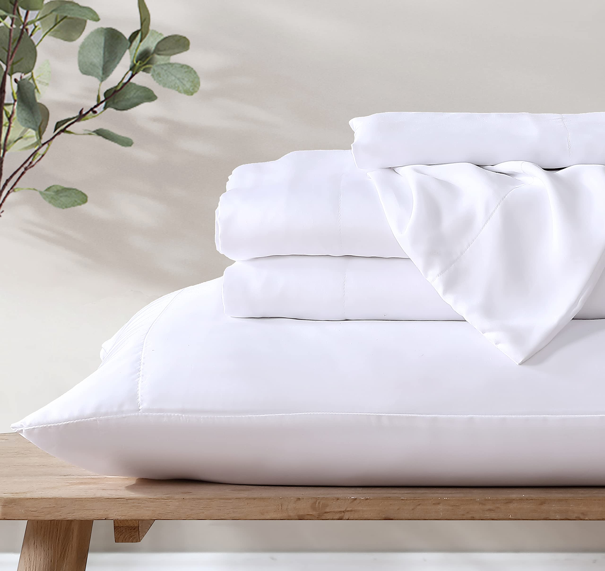 Ethos Natura 100 Eucalyptus Tencel Lyocell Sheet Set, Silky Soft