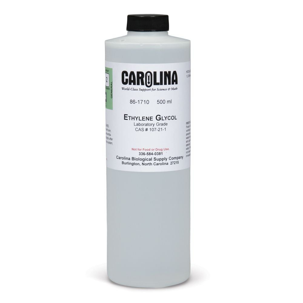 CAROLINA BIOLOGICAL SUPPLY COMPANY Ethylene Glycol, Laboratory Grade, 500 Ml