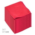 thumbnail image 1 of Etienne Alair Super Soft Microfiber Cleaning Cloth - Set of 144 Red Washcloths - 12 x 12 Inches, 1 of 4