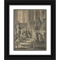 thumbnail image 1 of Etienne Pierre Adrien Gois 12x14 Black Ornate Wood Framed Double Matted Museum Art Print Titled: Hannibal Before the Senate in Carthage (1798-99), 1 of 5