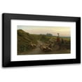 thumbnail image 1 of Etienne-Prosper Berne-Bellecour 18x12 Black Modern Framed Museum Art Print Titled - Hollow Path on the Coasts of Normandy (1864), 1 of 5