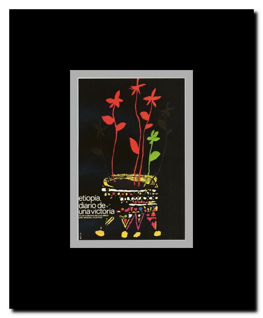 Etiopia Diario De Una Victoria Framed Movie Poster