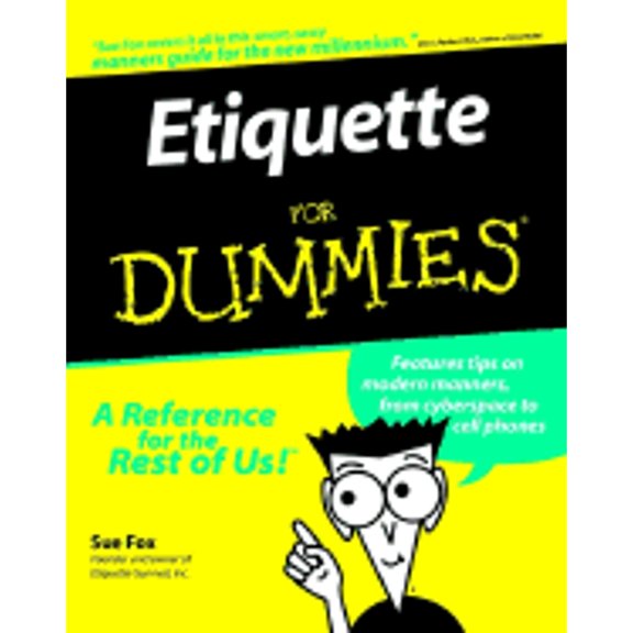 Pre-Owned Etiquette for Dummies