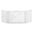 thumbnail image 1 of Etna Dog Gates for The House Freestanding Dog Gate Pet Gate, 48" Wide x 19" High - White Geometric, 1 of 8