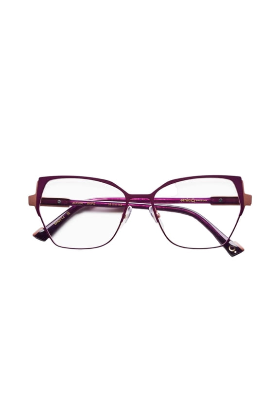 Women's Alexia Geometric Cat-Eye Sunglasses With Adjustable Nose Pads Purple