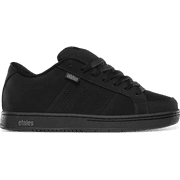 Etnies Kingpin Mens Skateboarding Shoe Classic Puffy Sustainable, Comfortable & Durable Footwear with Die-Cut EVA Insole - Black Dirty Wash - 8