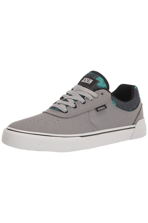 Men's Joslin Vulc Low Top Skate Shoe, Grey/Black/White, 12