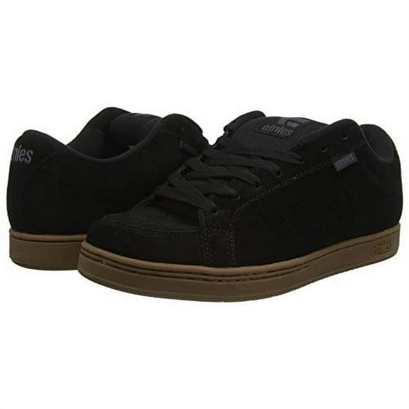 Etnies Men's Kingpin Skate Shoe BLACK/DARK GREY/GUM