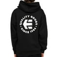 thumbnail image 1 of Etnies Men's Since 1986 Graphic Print Full Zip Hoodie Sweatshirt (Medium, Black), 1 of 4