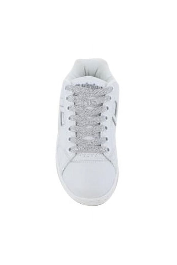 Women's Lace Up Shoe, Round Toe White, Size 5.5