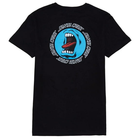 Etnies Boys Cruz Screaming Hands Santa Tee Black T-Shirt