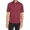 thumbnail image 1 of Eton Burgundy Slim Fit Cotton Polo Size XX-Large, 1 of 2