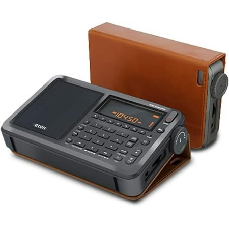 Eton Elite Executive AM/FM Aircraft Band SSB Shortwave Radio with RDS & Leather Carry Cover