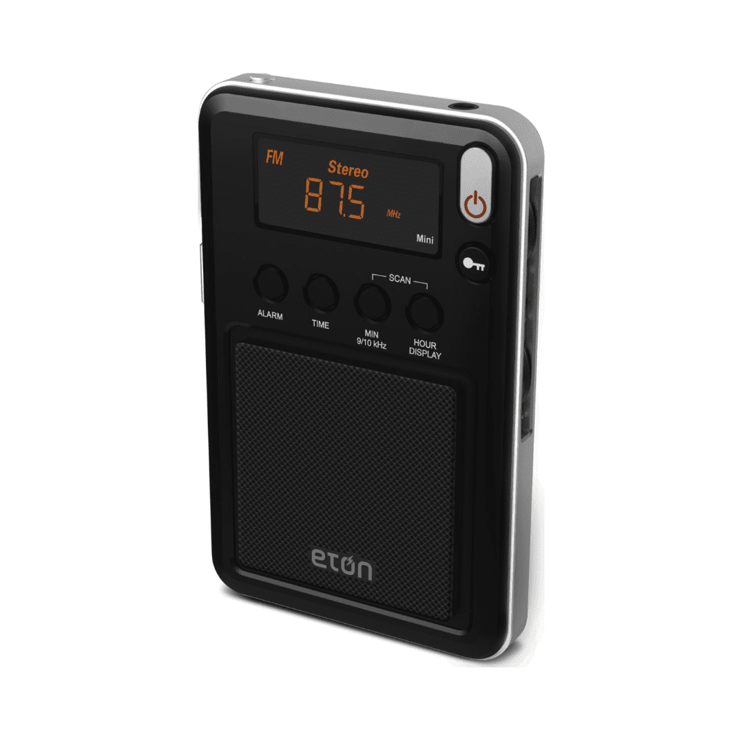 Eton Elite Mini Portable AM/FM/Shortwave Radio with Carrying Pouch Gray  NELITEMINI - Best Buy