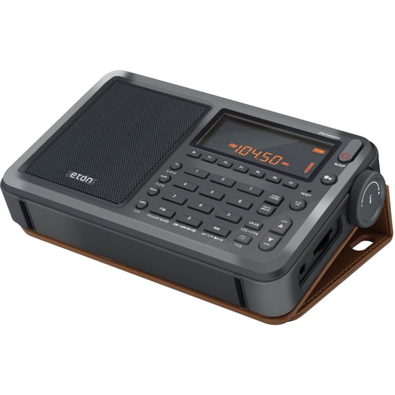 Eton Portable AM/FM Radio, Gray, Nelite
