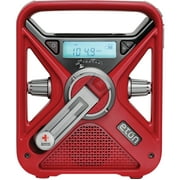 Eton Portable AM/FM Radio, Red, ARCFRX3