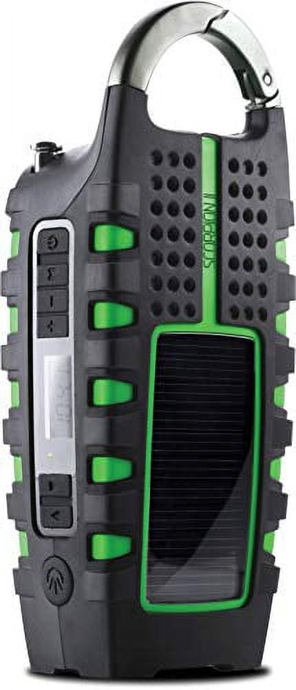 Eton Rugged Multipowered Portable Emergency Weather Radio Andamp Flashlight