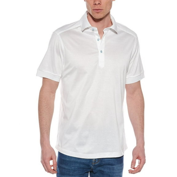 Eton mens  Contemporary Fit Polo Shirt, xs, White