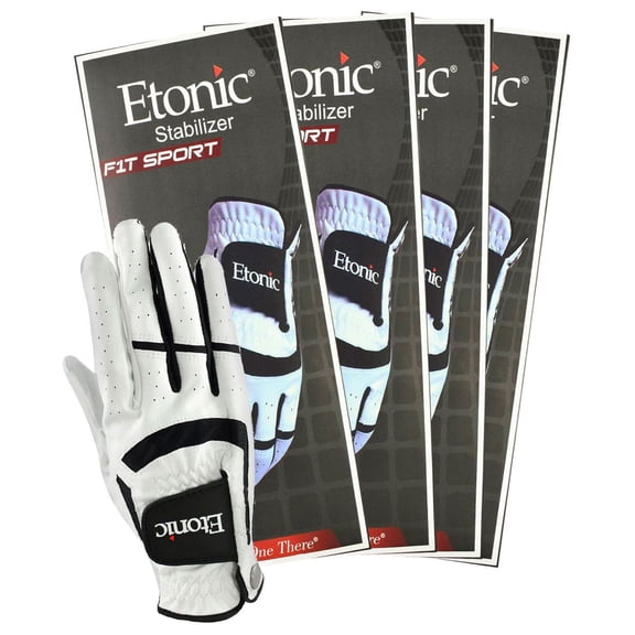 Etonic Golf MRH Stabilizer F1T Sport Glove (4 Pack) White Small