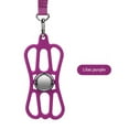 thumbnail image 1 of Etoshopy Portable Lanyard Universal Cell Phone Case, Purple, 1 of 7