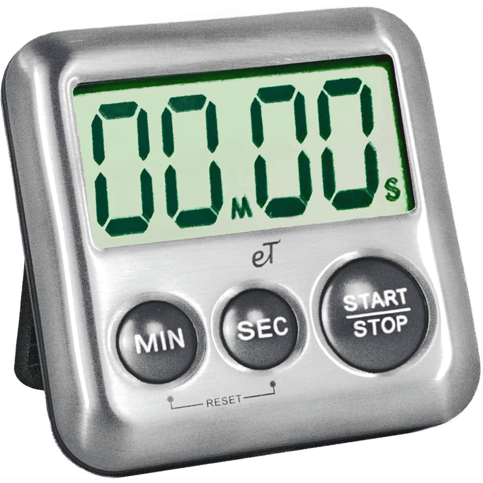 Etradewinds Elegant Stainless Steel Digital Kitchen Timer (Charcoal ...