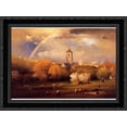 thumbnail image 1 of Etretat, Normandy 24x19 Black Ornate Wood Framed Canvas Art by Inness, George, 1 of 2