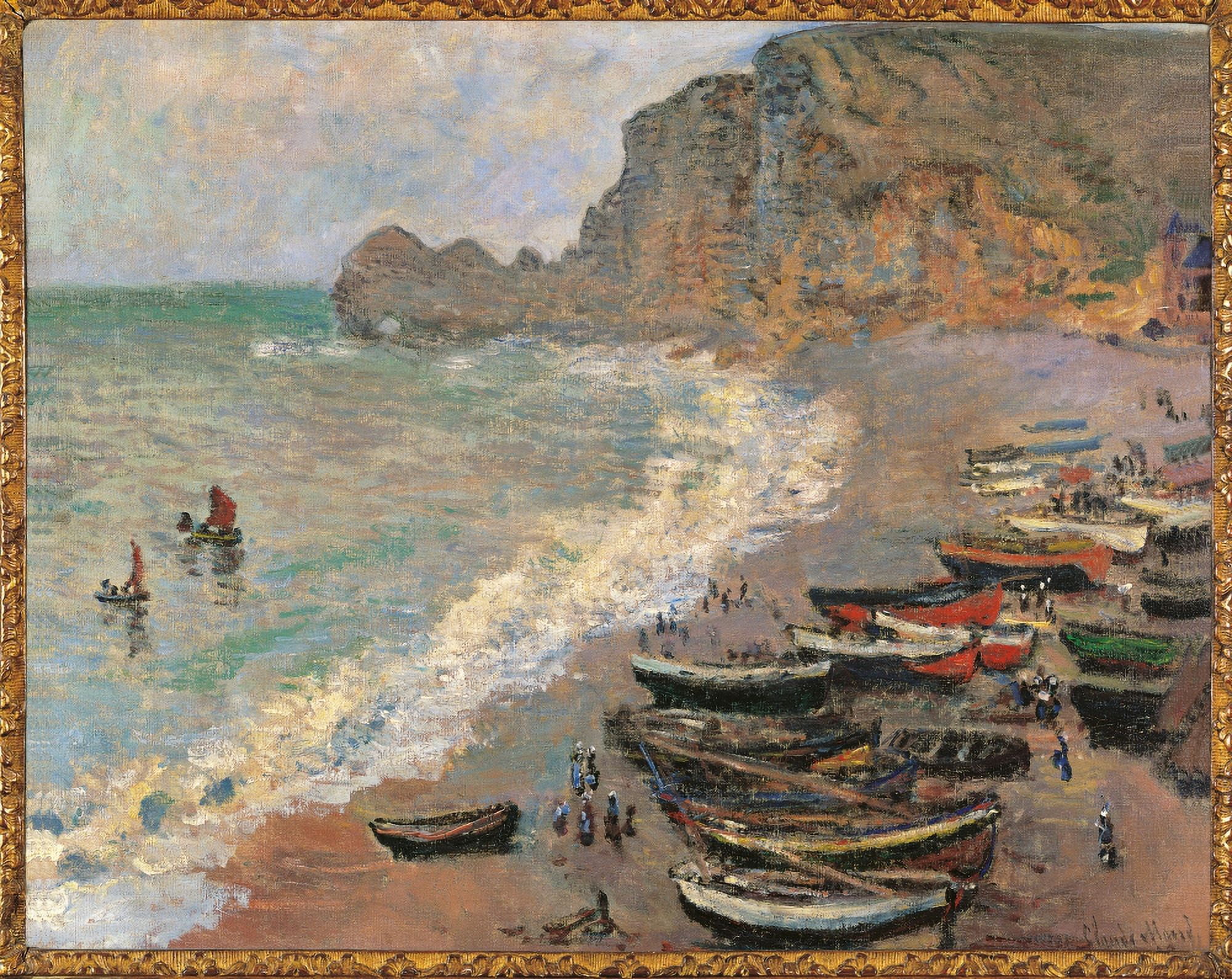 Etretat The Beach Canvas Art - (24 x 18)
