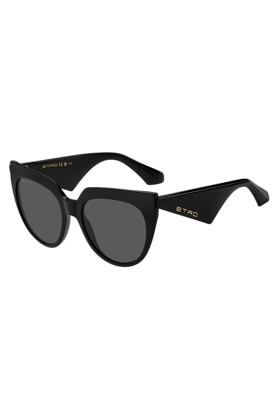 - ETRO 0003/S, Cat Eye acetate women BLACK/GREY