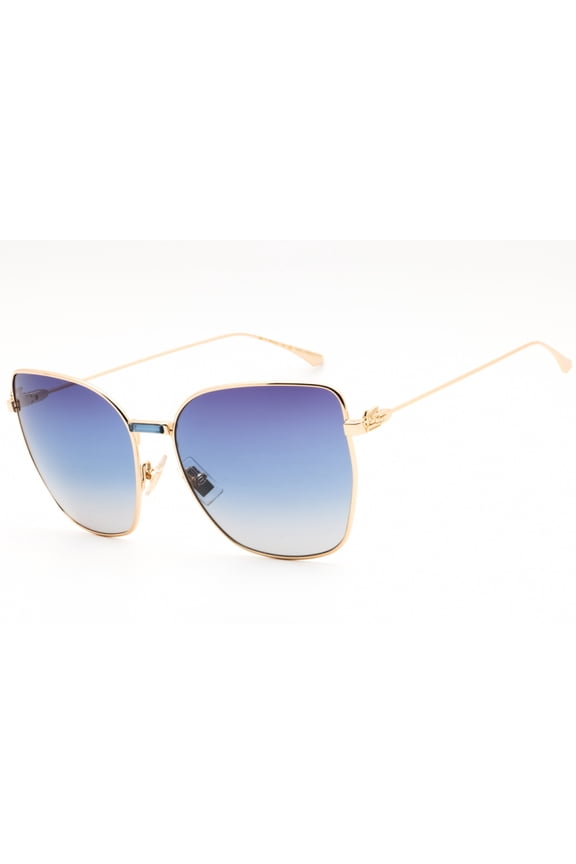0021/S 0000UY 60mm Butterfly Sunglasses for Women's Rose Gold