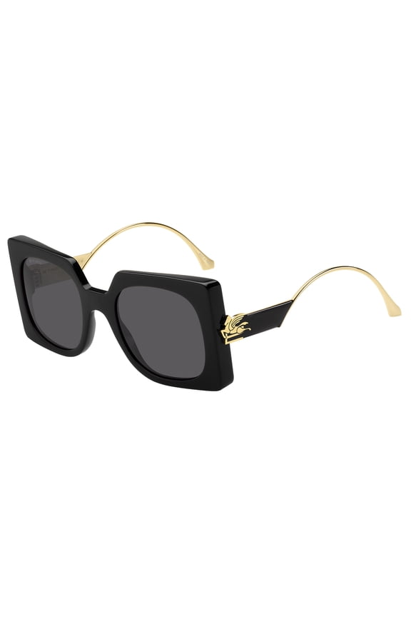 - ETRO 0026/S, Oversize acetate women BLACK/GREY
