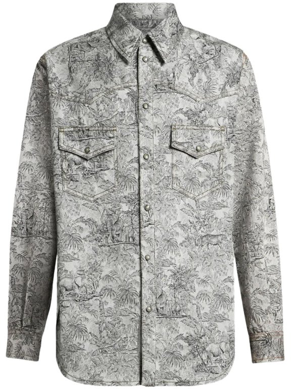 Linen Denim Shirt Jacket (Men's)