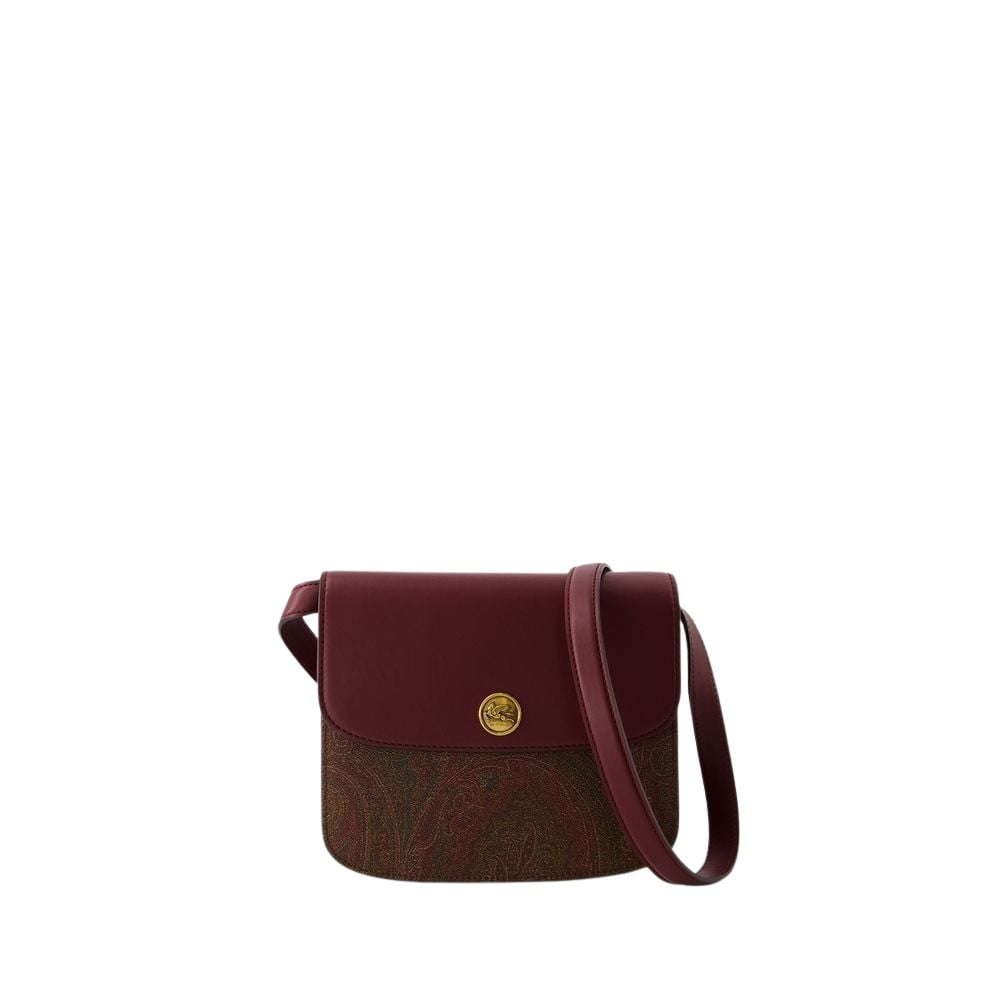 ショルダーバッグ・ポシェット Tracolla Crossbody - Etro - Leather - Burgundy Etro Women's Tracolla Crossbody - Leather - Burgundy