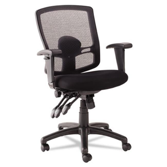 Adjustable Ergonomic Mesh Office Chair with Tilt and Swivel, Black