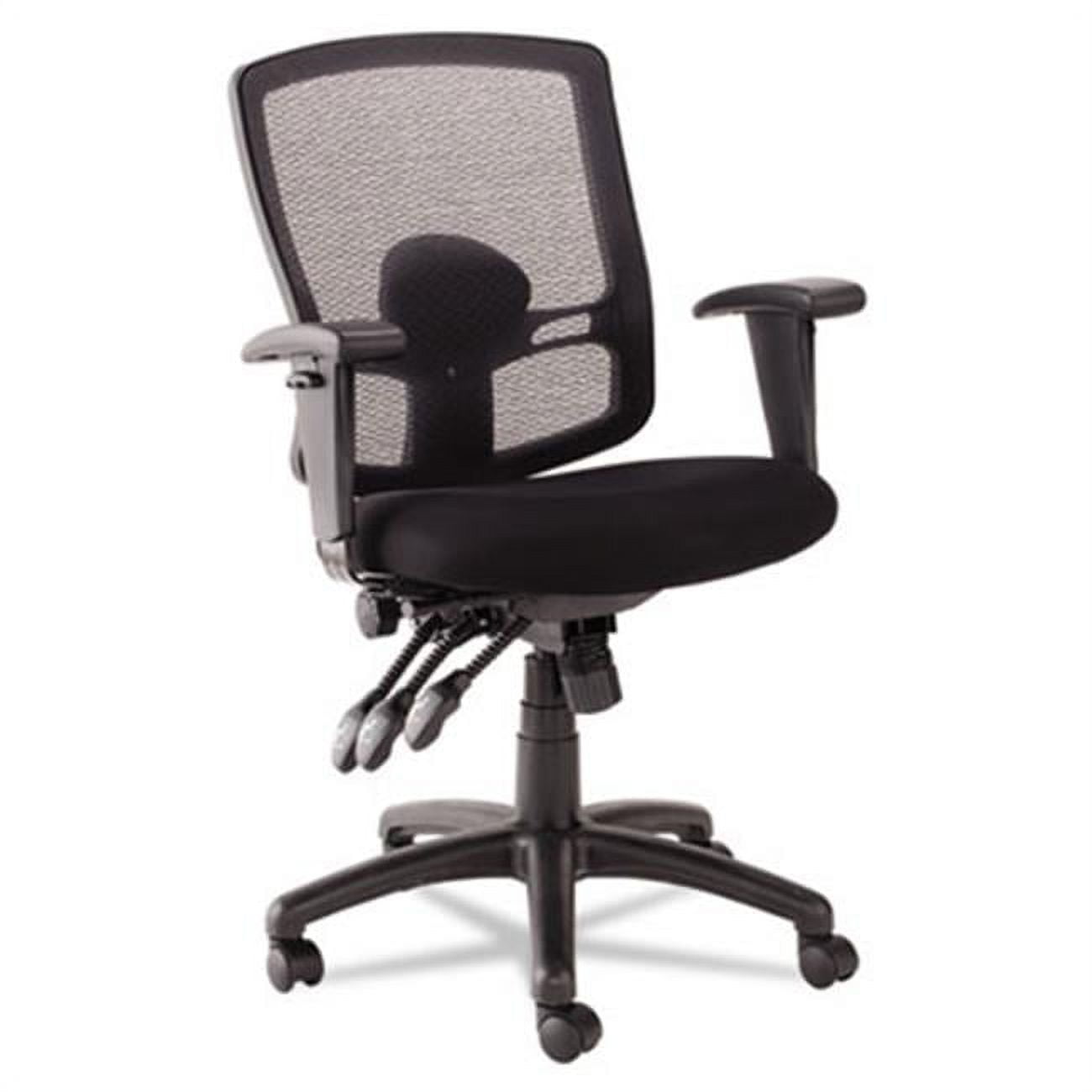 Adjustable Ergonomic Mesh Office Chair with Tilt and Swivel, Black
