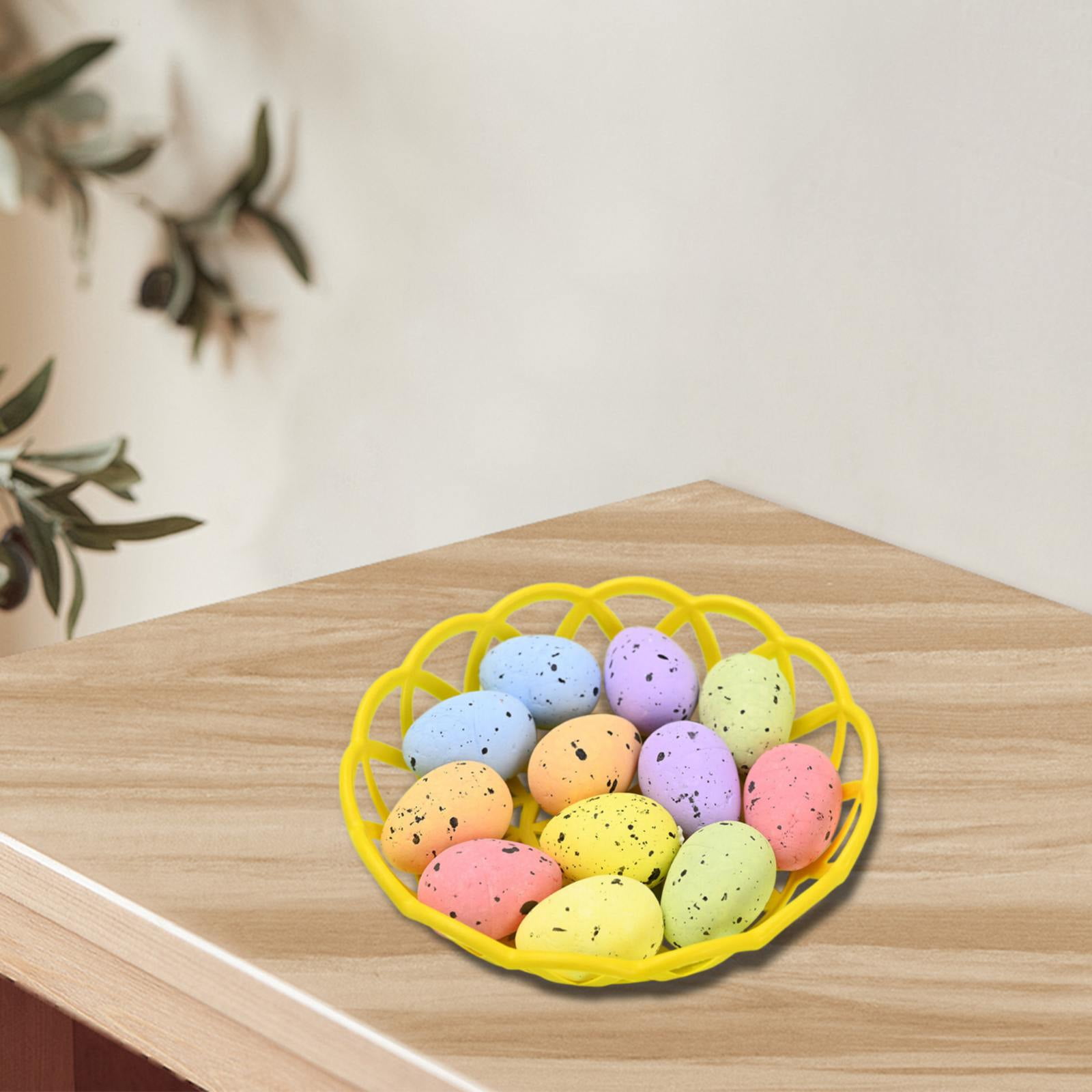Etsjal Easter Decoration Supplies Easter Egg Simulation Dovess Egg Foam
