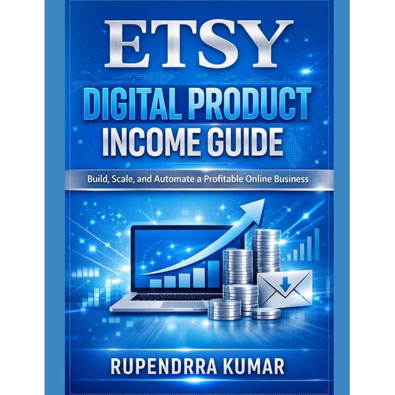 Etsy Digital Product Income Guide: Build, Scale, and Automate a Profitable Online Business, (Paperback)