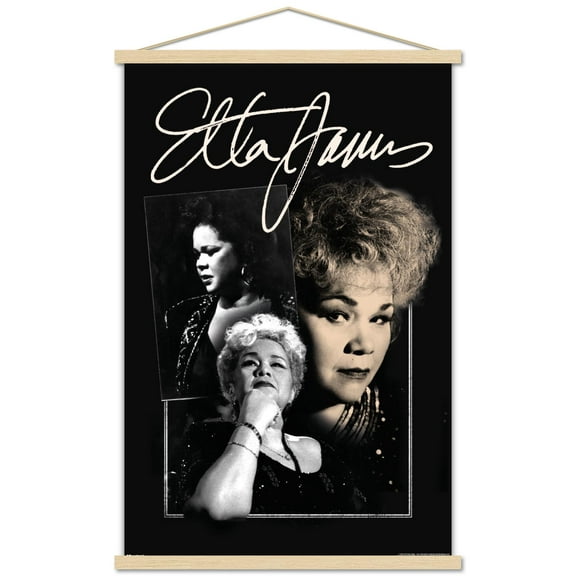 Etta James - Collage Wall Poster with Magnetic Frame, 22.375" x 34"