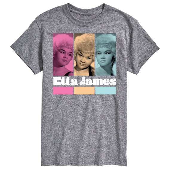 Etta James - Portrait Grid - Men's Short Sleeve Graphic T-Shirt