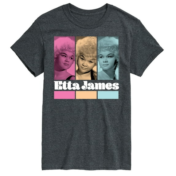 Etta James - Portrait Grid - Men's Short Sleeve Graphic T-Shirt
