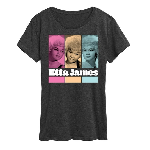 Etta James - Portrait Grid - Women's Short Sleeve Graphic T-Shirt
