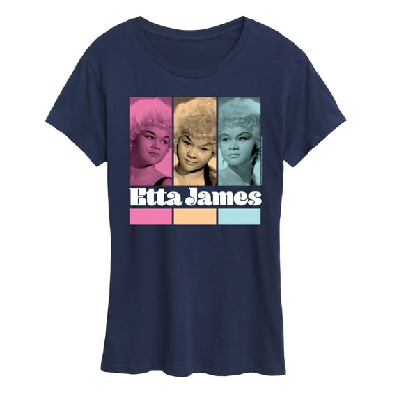 Etta James - Portrait Grid - Women's Short Sleeve Graphic T-Shirt