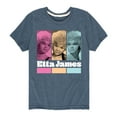 thumbnail image 1 of Etta James - Portrait Grid - Youth Short Sleeve Graphic T-Shirt, 1 of 5