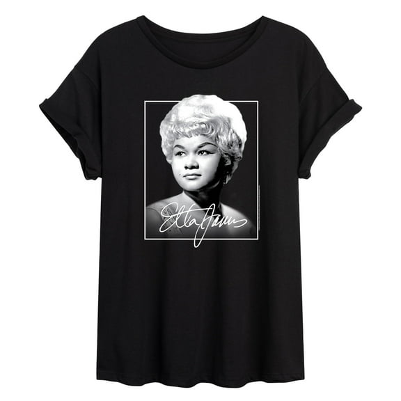 Etta James - Portrait - Women's Oversized Graphic T-Shirt