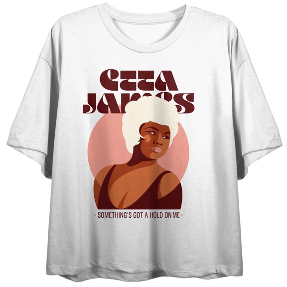 Etta James Something's Got A Hold on Me Women's White Short Sleeve Tee-Small
