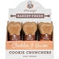 thumbnail image 1 of Etta Says 41401450 5 in. & 1 oz Cheddar & Bacon Cookie Cruncher Dog Treat, 1 of 1