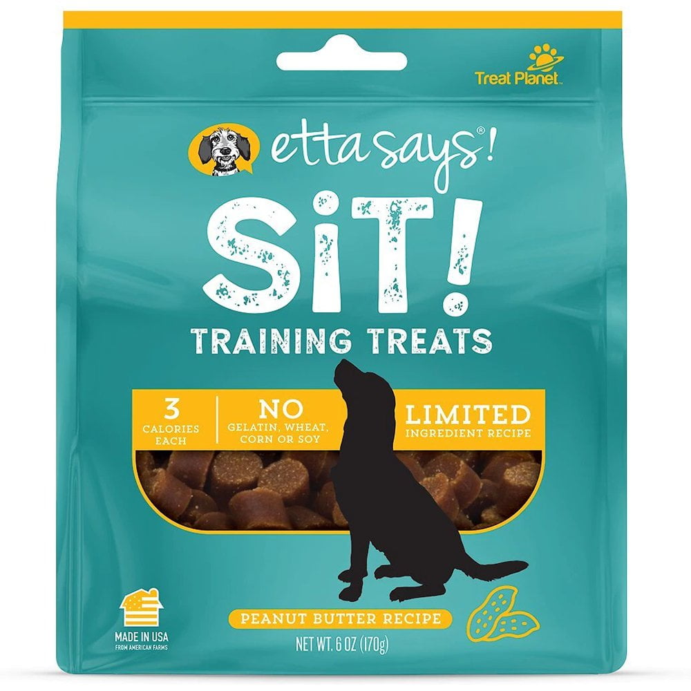 Etta Says! Sit! Dog Training Treats Peanut Butter Recipe 6 oz