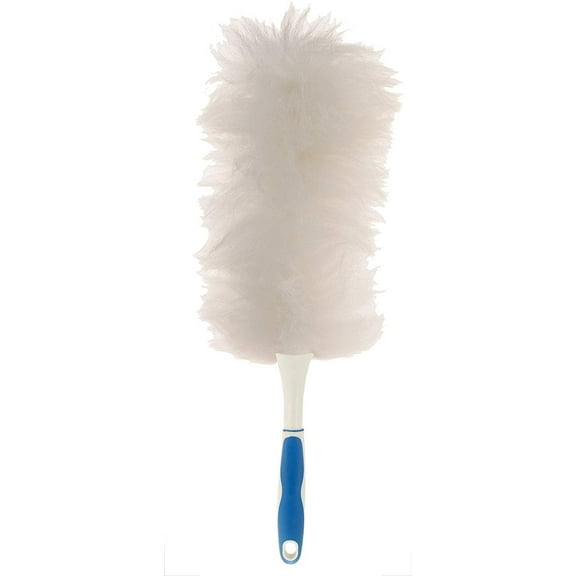 Ettore 48612 Ergonomic Over Mold Lambs Wool Duster, 12-Inch