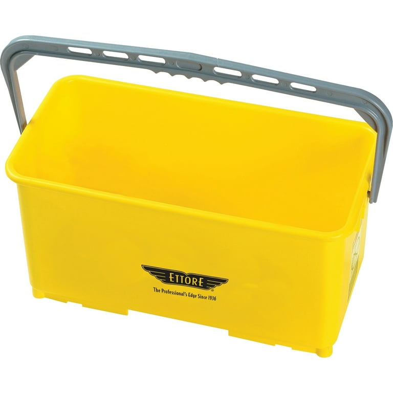 Ettore 6-gallon Super Bucket - 6 gal - Handle, Secure Grip - 10.5