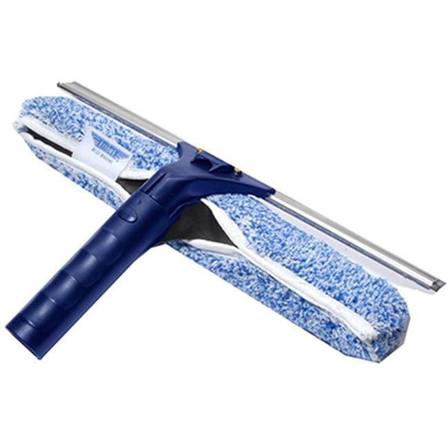 Ettore Blue Plastic Backflip Squeegee and Washer Scrubber
